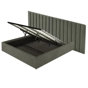 Aquila Headboard & Fabia Bed Base Package - Green by Luxo, a Beds & Bed Frames for sale on Style Sourcebook