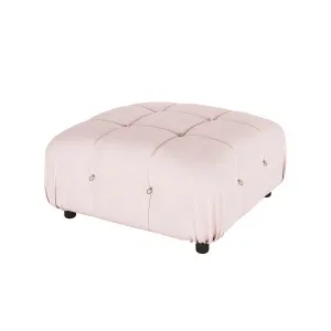 Keila Modular Tufted Velvet Ottoman by Luxo, a Ottomans for sale on Style Sourcebook