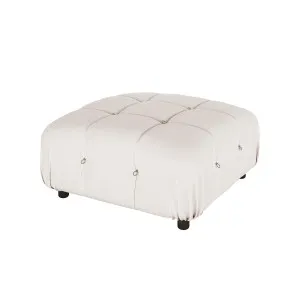 Keila Modular Tufted Velvet Ottoman by Luxo, a Ottomans for sale on Style Sourcebook