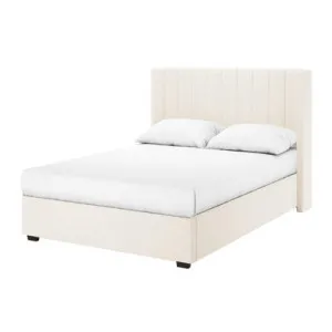 Septima and Fulvia Boucle Bed Package - White Cream by Luxo, a Beds & Bed Frames for sale on Style Sourcebook