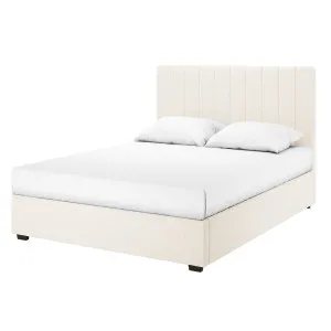 Septima and Gratiana Boucle Bed & Headboard Package by Luxo, a Beds & Bed Frames for sale on Style Sourcebook