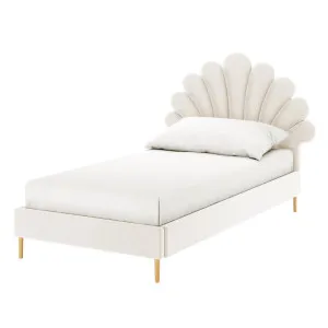 Fayette Single Velvet Kids Bed by Luxo, a Saunas for sale on Style Sourcebook