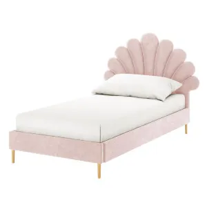 Fayette Single Velvet Kids Bed by Luxo, a Saunas for sale on Style Sourcebook