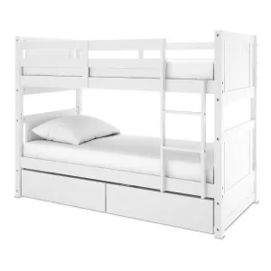 Elisha Solid Pine Bunk Bed with Storage by Luxo, a Beds & Bed Frames for sale on Style Sourcebook