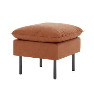 Cassian PU Leather Ottoman by Luxo, a Stools for sale on Style Sourcebook
