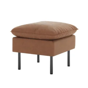 Cassian PU Leather Ottoman by Luxo, a Stools for sale on Style Sourcebook