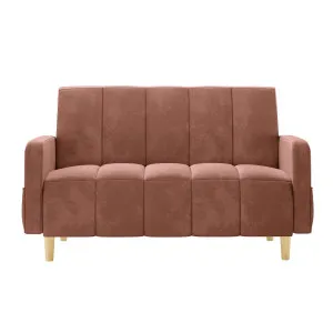 Anica 2 Seater Velvet Sofa Bed by Luxo, a Sofas for sale on Style Sourcebook