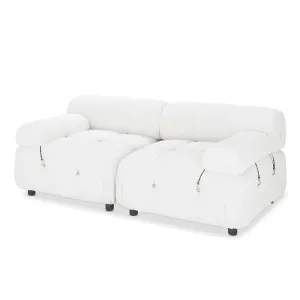 Keila Two Seater Modular Tufted Boucle Sofa Set by Luxo, a Sofas for sale on Style Sourcebook