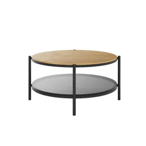 Frances 80cm Tempered Glass Top Coffee Table by Luxo, a Coffee Table for sale on Style Sourcebook