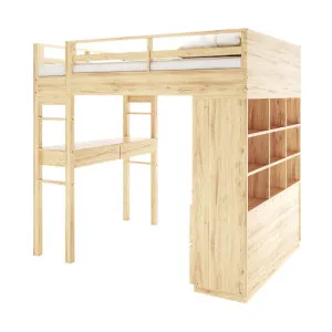 Gio Loft Bed with Cabinet and Desk by Luxo, a Kids Beds & Bunks for sale on Style Sourcebook