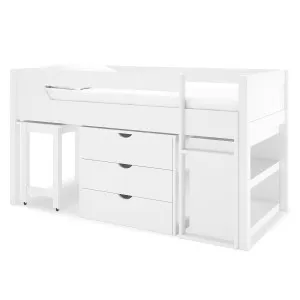Yuri Loft Bed with Pull-out Desk and Drawers by Luxo, a Kids Beds & Bunks for sale on Style Sourcebook