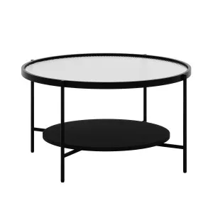 Lida Round Fluted Glass Coffee Table by Luxo, a Coffee Table for sale on Style Sourcebook