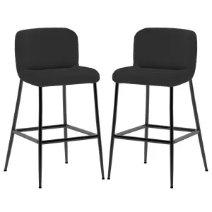 Bernie Boucle Bar Stool (Set of 2) by Luxo, a Bar Stools for sale on Style Sourcebook