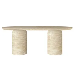 Tierre 200cm Concrete Indoor/Outdoor Dining Table - Beige by Luxo, a Tables for sale on Style Sourcebook