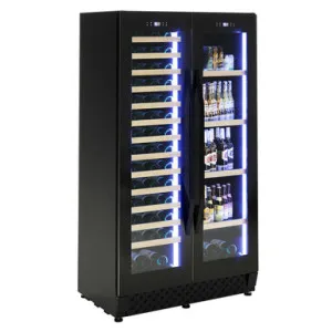 VinoVault Dual Zone 365L Wine Fridge with Can Storage by Luxo, a Wine Fridges for sale on Style Sourcebook