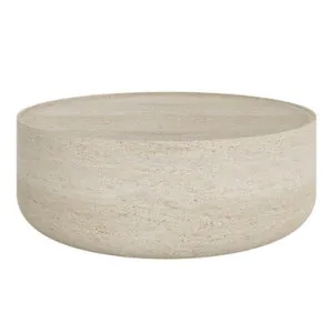Myrtle 80cm Concrete Indoor/Outdoor Coffee Table - Beige by Luxo Outdoors, a Tables for sale on Style Sourcebook