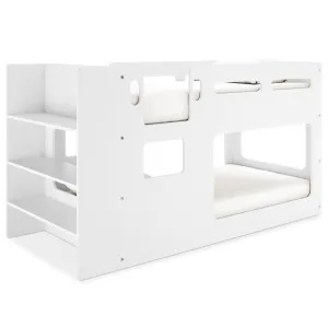 Lana Bunk Bed with Shelf - White by Luxo, a Kids Beds & Bunks for sale on Style Sourcebook