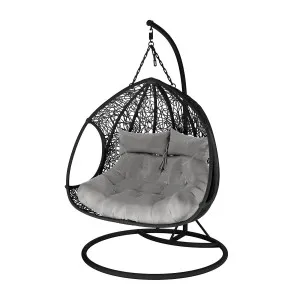 Basin Two Seater Hanging Egg Chair with Cushion by Luxo Outdoors, a Outdoor Chairs for sale on Style Sourcebook