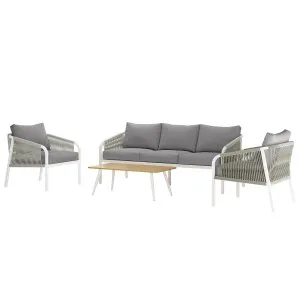 Vernon 5 Seater Outdoor Aluminum Sofa Set by Luxo Outdoors, a Outdoor Sofas for sale on Style Sourcebook
