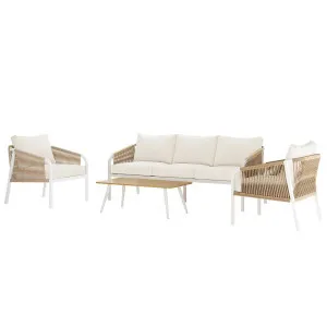 Vernon 5 Seater Outdoor Aluminum Sofa Set by Luxo Outdoors, a Outdoor Sofas for sale on Style Sourcebook