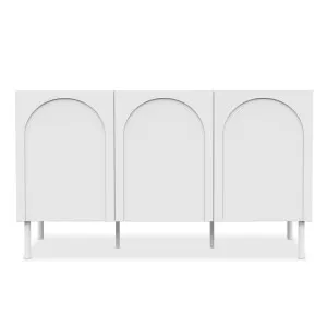 Archen 140cm Sideboard Buffet Table with Cabinet - White by Luxo, a Sideboards, Buffets & Trolleys for sale on Style Sourcebook