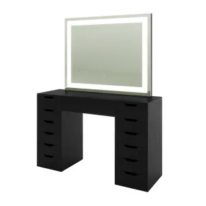 Janika Dressing Table with Drawers and LED Lights by Luxo, a Dressing Tables for sale on Style Sourcebook