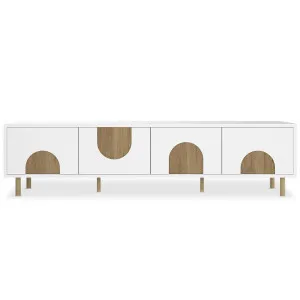 Espur 180cm Entertainment Unit with Drawers - White by Luxo, a Entertainment Units & TV Stands for sale on Style Sourcebook