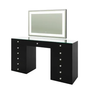 Adeline LED Mirror Storage Dressing Table by Luxo, a Dressing Tables for sale on Style Sourcebook