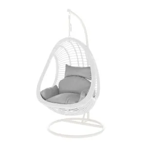 Deanna Curved Outdoor Hanging Egg Chair by Luxo Outdoors, a Outdoor Chairs for sale on Style Sourcebook