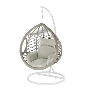 Hilda Large Outdoor Hanging Egg Chair with Handle by Luxo Outdoors, a Outdoor Chairs for sale on Style Sourcebook