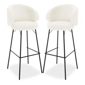 Belize Boucle Bar Stools (Set of 2) by Luxo, a Bar Stools for sale on Style Sourcebook