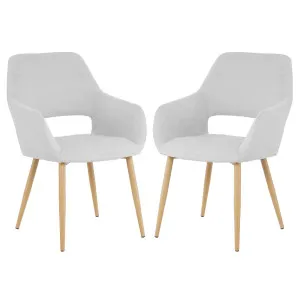 Keith Fabric Dining Chair (Set of 2) by Luxo, a Dining Chairs for sale on Style Sourcebook