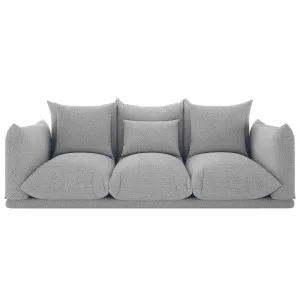 Berlin 3 Seater Boucle Sofa with Pillows by Luxo, a Sofas for sale on Style Sourcebook