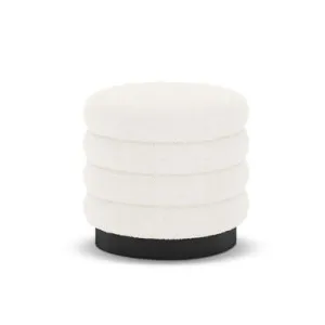 Irina Boucle Ottoman Stool by Luxo, a Ottomans for sale on Style Sourcebook