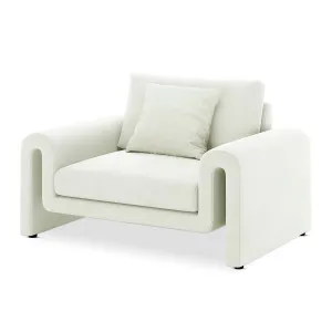 Celyn 1 Seater Velvet Upholstered Sofa Chair by Luxo, a Sofas for sale on Style Sourcebook