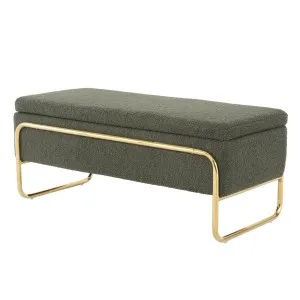 Riane Boucle Ottoman with Storage by Luxo, a Saunas for sale on Style Sourcebook