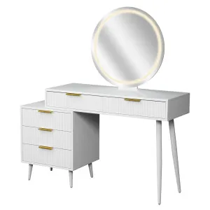Serenity Dressing Table w/ Touch Screen Mirror LED Light by Luxo, a Dressing Tables for sale on Style Sourcebook