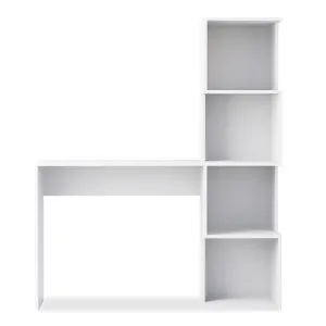 Adalyn Storage Study Desk with 4-Tier Cube Storage - White by Luxo, a Desks for sale on Style Sourcebook