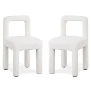 Hazel Boucle Dining Chair (Set of 2) by Luxo, a Saunas for sale on Style Sourcebook