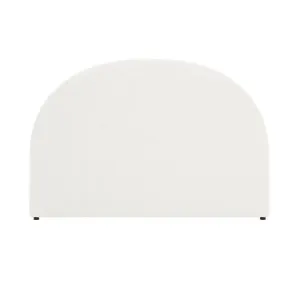 Florus Boucle Bed Head - White Cream by Luxo, a Bed Heads for sale on Style Sourcebook