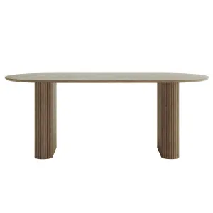 Marciana 8 Seater Fluted Oval Dining Table by Luxo Furniture, a Saunas for sale on Style Sourcebook