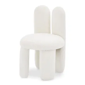 Flore Boucle Kids Chair with Bunny Ears in Cream White by Luxo Furniture, a Kids Chairs & Tables for sale on Style Sourcebook