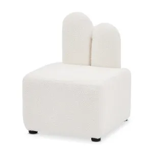 Lenore Boucle Kids Chair with Bunny Ears in Cream White by Luxo Furniture, a Kids Chairs & Tables for sale on Style Sourcebook
