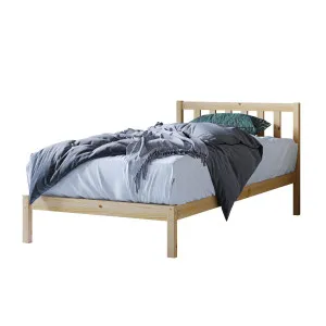 Drusa Solid Pine Timber Single Bed Frame by Luxo, a Kids Beds & Bunks for sale on Style Sourcebook
