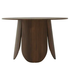 Kalyani 120cm Wooden Round Dining Table with Veneer Top by Luxo, a Dining Tables for sale on Style Sourcebook