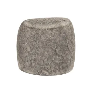 Hollie Indoor & Outdoor Round Concrete Side Table - Stone by Luxo, a Tables for sale on Style Sourcebook