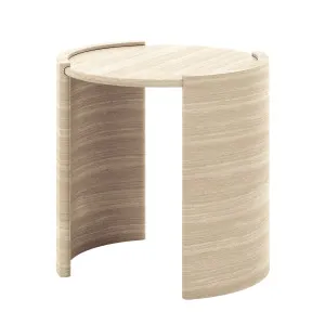 Behnaz 56cm Round Indoor/Outdoor Concrete Side Table by Luxo, a Tables for sale on Style Sourcebook
