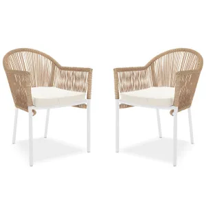 Mindanao PE Wicker Outdoor Dining Chair (Set of 2) by Luxo Outdoors, a Outdoor Chairs for sale on Style Sourcebook