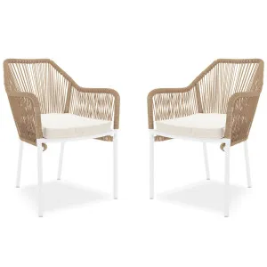 Visayas PE Wicker Outdoor Dining Chair (Set of 2) by Luxo Outdoors, a Outdoor Chairs for sale on Style Sourcebook