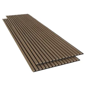 Agoran 240cm Acoustic Wood Slat Wall Panel - 2 of Set by Luxo, a Wall Hangings & Decor for sale on Style Sourcebook